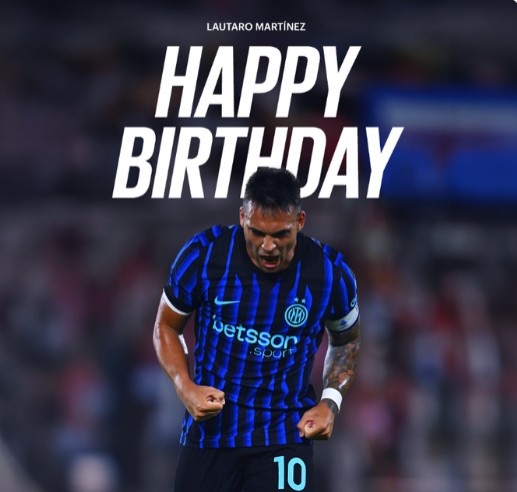 加盟以来335场153球50助！队长劳塔罗28岁生日，国米官方送祝福